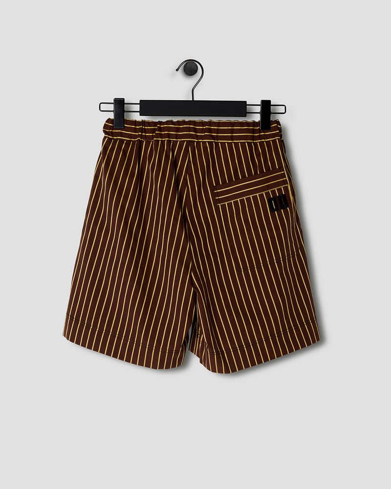 SLEEP ON IT PYJAMA BOXER / BROWN STRIPED