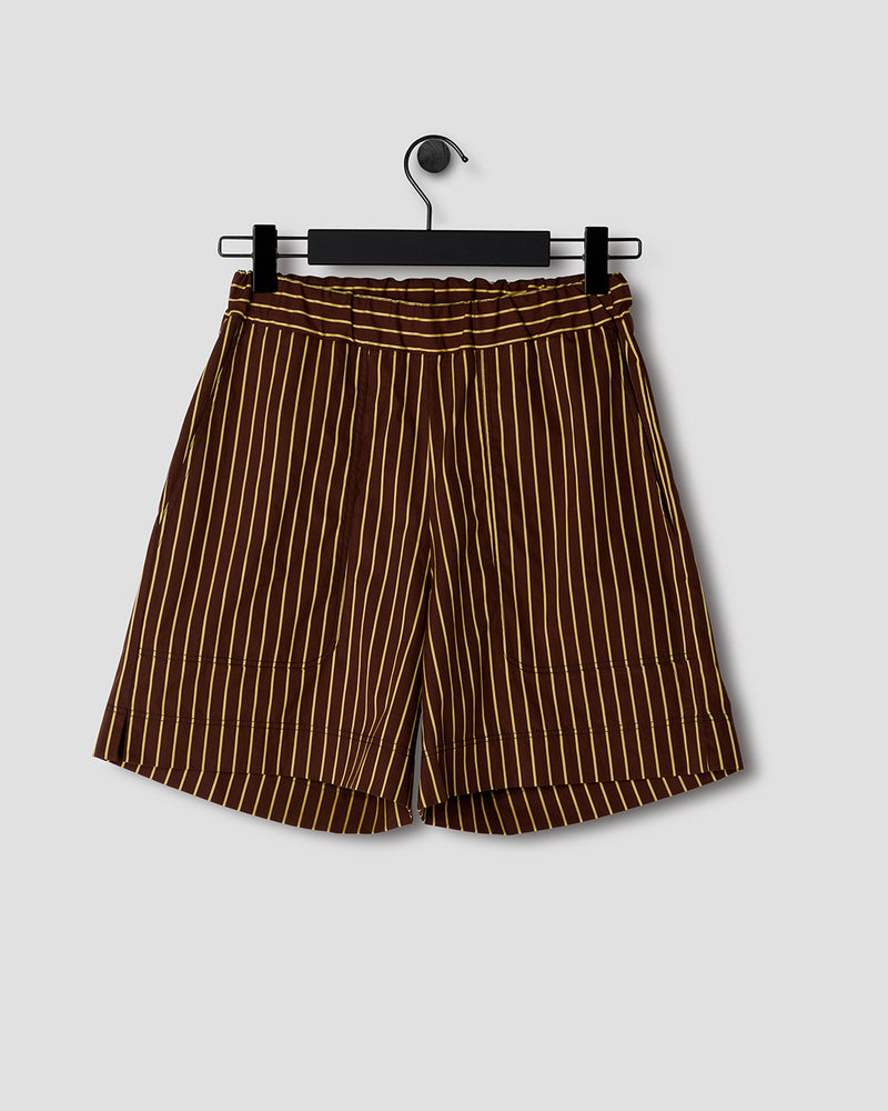 SLEEP ON IT PYJAMA BOXER / BROWN STRIPED