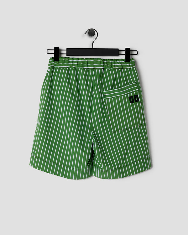 SLEEP ON IT PYJAMA BOXER / GREEN STRIPED