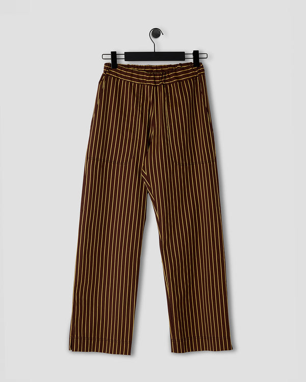 SLEEP ON IT PYJAMA PANT / BROWN STRIPED