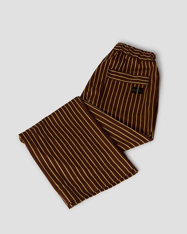 SLEEP ON IT PYJAMA PANT / BROWN STRIPED