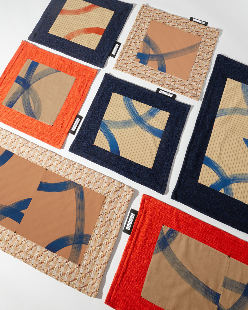 LOADS OF LINES SINGLE RITUAL PILLOW #04